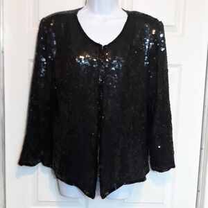 Stenay black sequins Vintage Top / blazer
